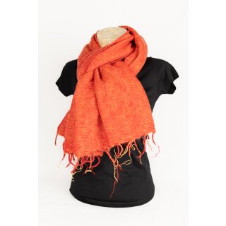 Yakwolle Schal 80x190cm orange
