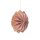 Stern Ornament Sprenkel 7,5cm, rosa-gold, Papier
