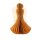 Baumschmuck Engel Origami 12cm goldgelb Sterne, Glitter