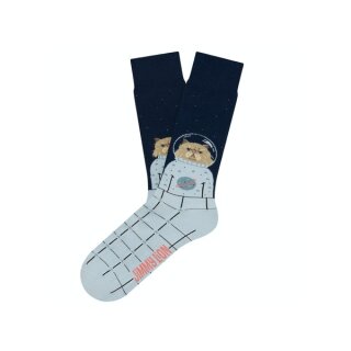 Socken Space Cat blau