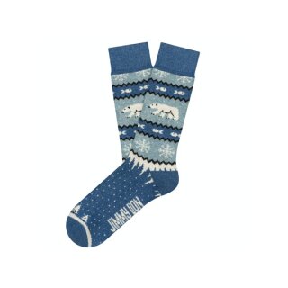 Wintersocken Winter Bear - Wolle & Kaschmir