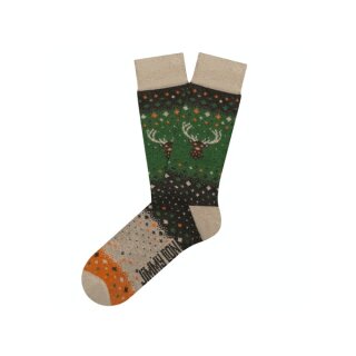 Wintersocken Winter Deer - Wolle & Kaschmir