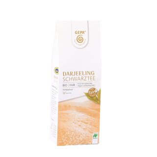 Bio Darjeeling Schwarztee 100g, Ersatz für 86050, GEPA Design