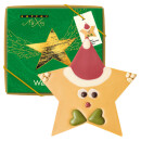 Stern mit Weihnachtsmütze de luxe