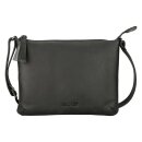 Handtasche Vintage-TUSSEL schwarz, Rindsleder