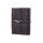 Notizbuch S STITCH mit Wickelband weinrot, Leder