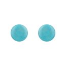 Ohrstecker confetto aqua, Tagua
