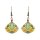 Ohrringe Safran Garten Tropfen, Fliese