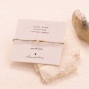 Iris Card Mondstein Goldfarbig Armband