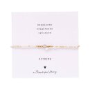 Iris Card Citrin Goldfarbig Armband