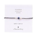 Iris Card Lapislazuli Silberfarbig Armband