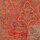 Schal PAISLEY rot-turkis-aubergine, 165x35cm, Seide
