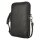 Handtasche Vintage-SMARTPHONE TUSSEL schwarz, Rindsleder