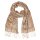 Schal PAISLEY beige-rot-curry, 165x35cm, Seide