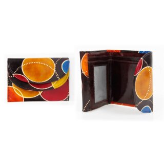 Shanti-Leder Geldbörse "Cara", Quer