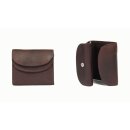 Rindslederbörse "Smarty" beige/braun