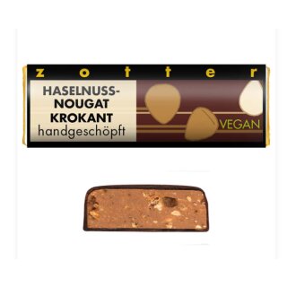 Schoko-Mini Haselnuss Nougat Krokant