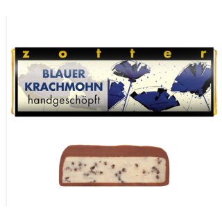 Schoko-Mini Blauer Krachmohn