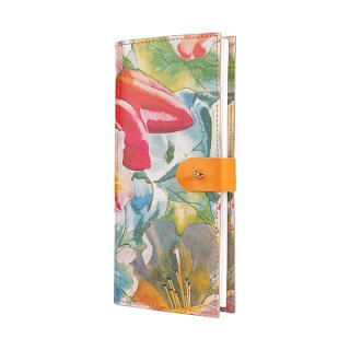 Wochenplaner Blumenwiese, Recyclingleder, nachfullbar