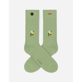 Socken Green Bee