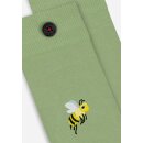 Socken Green Bee