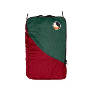 Packing Cube L - Dark Green/ Burgundy