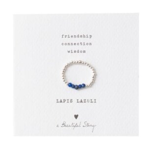 Beauty Lapislazuli Silver Ring M/L