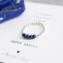 Beauty Lapislazuli Silver Ring M/L