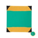 Beach Blanket -  Green/ Dark Yellow
