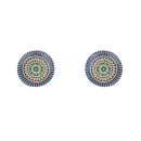 Ohrstecker blaues Mosaik, Fliese
