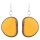 Ohrringe oval apricot, Tagua