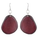 Ohrringe oval beere, Tagua