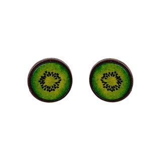 Ohrstecker KIWI, Flaschenkurbis