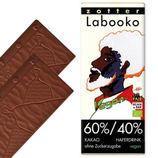 Labooko - 60%/40% Kakao-Haferdrink, ohne Zuckerzugabe