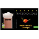 Trinkschokolade Hafer-Drink Orange ohne Zuckerzugabe