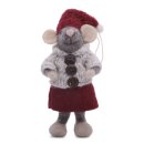 Maus Girl grau, Jacke/Rock, 15 cm