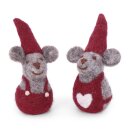 Spitzmaus Mutter + Vater, 2er Set, 9 cm