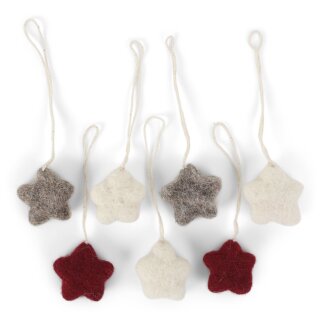 Sterne Mix, 7er Set, 3,5x3,5 cm