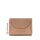 Börse SMART 9,5 x 7,5cm taupe, Rindsleder