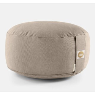 Meditationskissen Lotus (H: 15cm) - Light Taupe