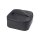 Reiseorganizer fur Schmuck M 15x15x7,5cm schwarz, Rindsleder