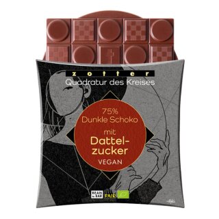 QDK - 75% Dunkle Schoko mit Dattelzucker