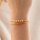 Essential Armband Karneol goldfarbig