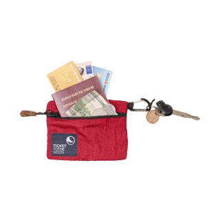 Travel Wallet / burgundy