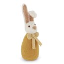 Häschen L Schleife, ocker, 20 cm