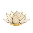 Kerzenhalter LOTUS mini weiß
