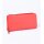 ZIPPERBÖRSE zinober, Rindsleder 20xH9,5cm