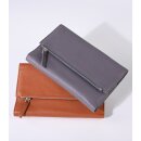 GELDBÖRSE terrakotta, Rindsleder 19x12cm