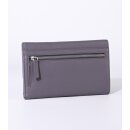 GELDBÖRSE mauve, Rindsleder 19x12cm
