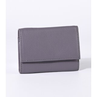 GELDBÖRSE mini mauve, Rindsleder 10x7,5cm